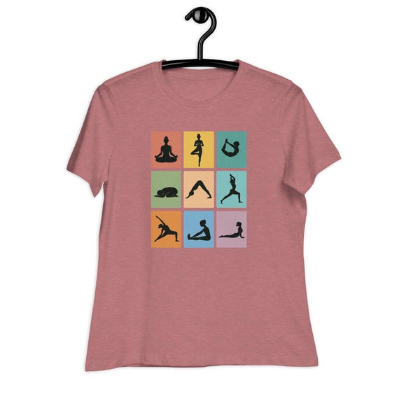 Women's Relaxed T-Shirt, Yoga Tee, Yoga shirt, Yoga Instructor Gift, Yogi Gift