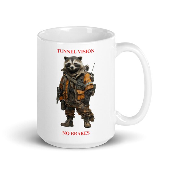 White glossy mug 15oz (BADGER)