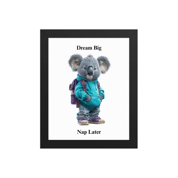 Framed poster (Koala)