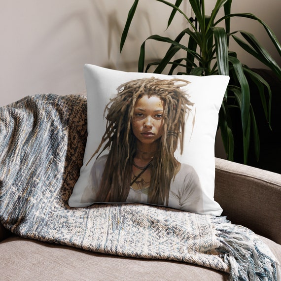 Premium Pillow, Black Art