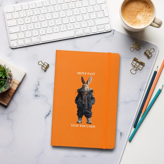 Hardcover bound notebook (Jackrabbit)