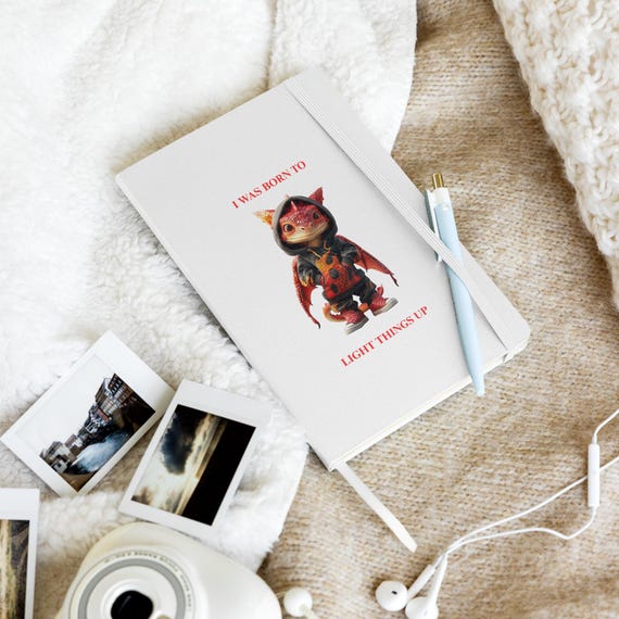 Hardcover bound notebook (BABY DRAGON)