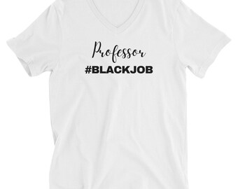 Camiseta unissex manga curta com decote em V (Professor)