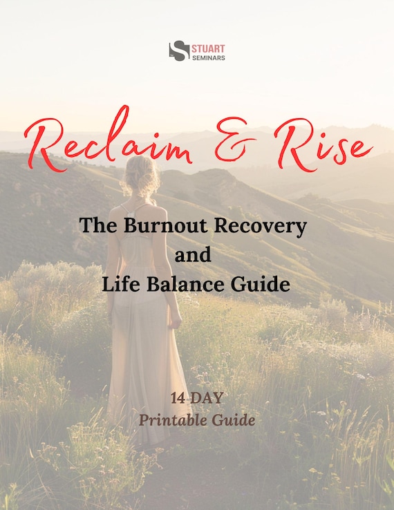 Reclaim & Rise Burnout Recovery Workbook | 14-Day Printable Self-Care Journal | Life Balance Guide | Mental Health PDF Download