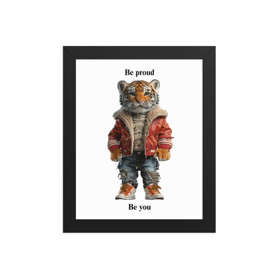 Framed poster (Tiger Cub)