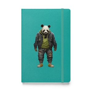Hardcover bound notebook (Panda 2)