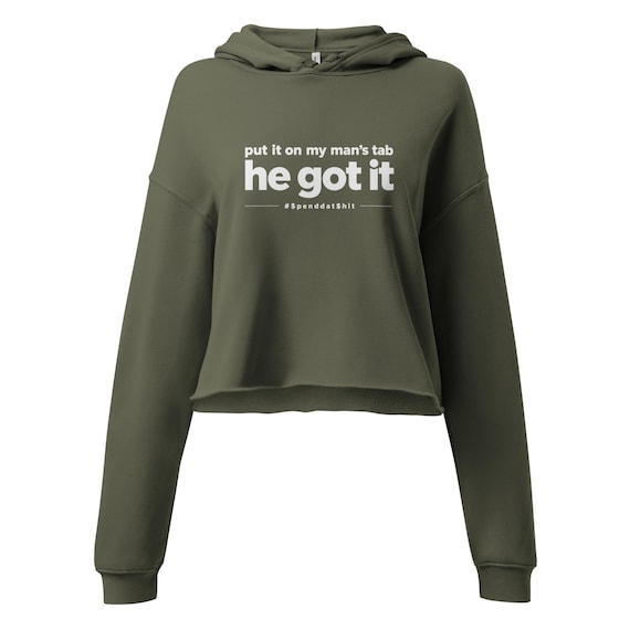 Crop Hoodie (Spend Dat Shit)