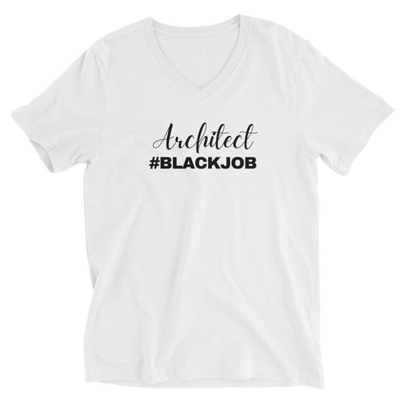 Unisex Short Sleeve V-Neck T-Shirt (Architect)