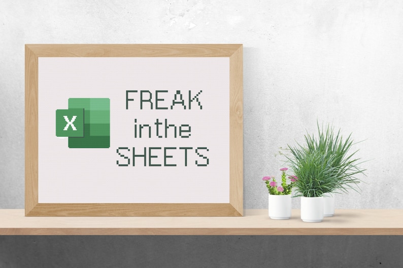 Microsoft Excel, Word, Teams, Powerpoint Cross Stitch Patterns Etsy