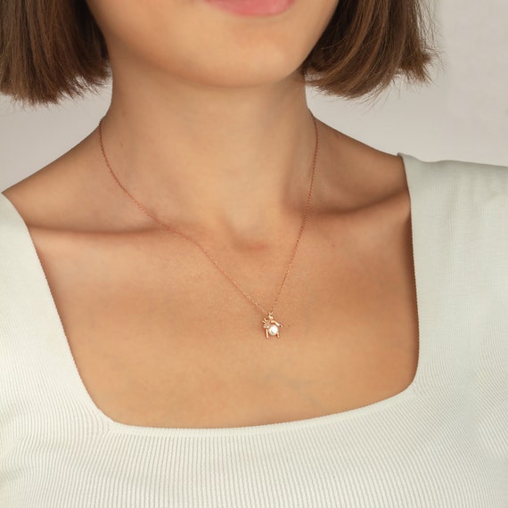 Bee and Pearl Necklace Tiny Bee Necklace Minimalist Necklace Rose Gold Silver and Gold Birthday Gift for Her Bee Lover Gift IC73 Etsy