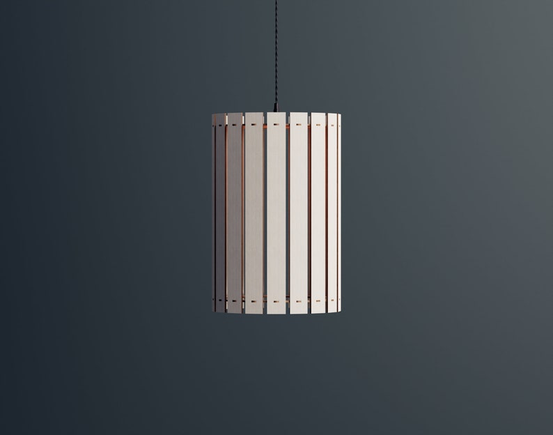 Wood Pendant Light / Modern light / Handmade Lamp / Ceiling Lamp/ Chandelier / Hanging Lights / Wood Lampshade / Lamp Shade/ Housewarming 21 image 1