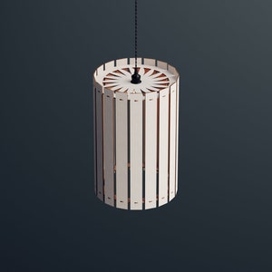 Wood Pendant Light / Modern light / Handmade Lamp / Ceiling Lamp/ Chandelier / Hanging Lights / Wood Lampshade / Lamp Shade/ Housewarming 21 image 2