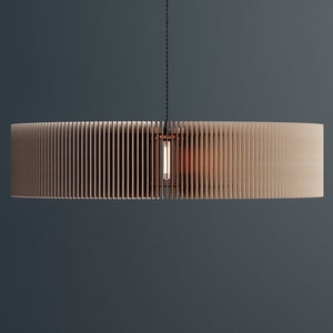 Kendi - Wood Pendant Light / Modern light / Handmade Lamp / Ceiling Lamp/ Chandelier / Hanging Lights / Wood Lampshade / Lamp Shade 410