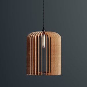Wood Pendant Light / Modern light / Handmade Lamp / Ceiling Lamp/ Chandelier / Hanging Lights / Wood Lampshade / Lamp Shade/ Housewarming 34