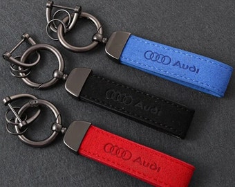 Audi Styled Alcantara Key Chain