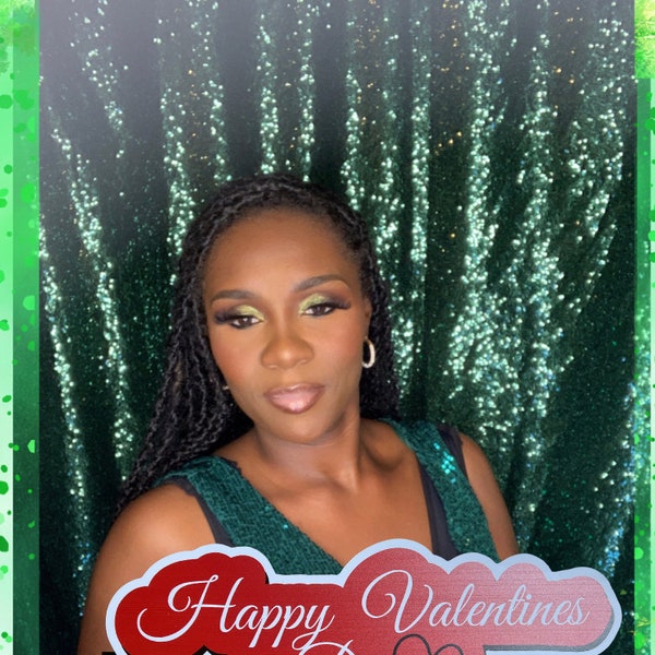 Galentines, Juneteenth, thanksgiving, Valentines, St Patty, Team Boy/girl, custom made, PVC, reusable high quality Photobooth props.