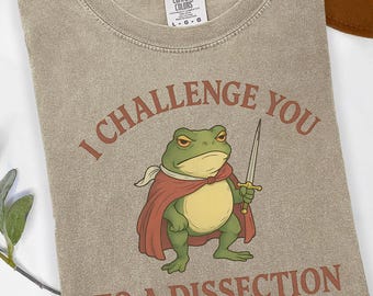 Funny Biology Teacher Tee: Frog Dissection Graphic, Back to School Gift