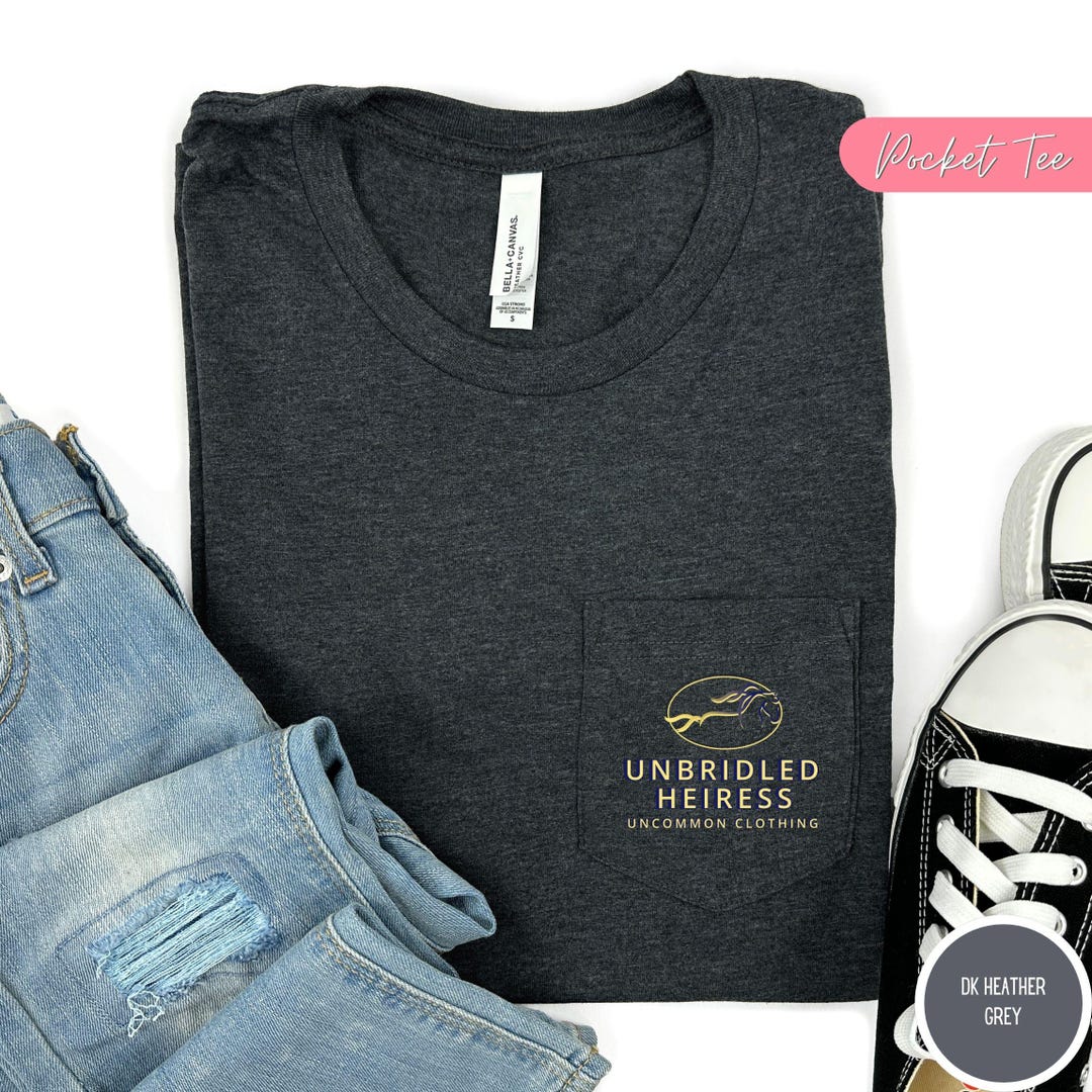 Custom Company Logo Pocket Tee: Unisex Work Shirt - Etsy