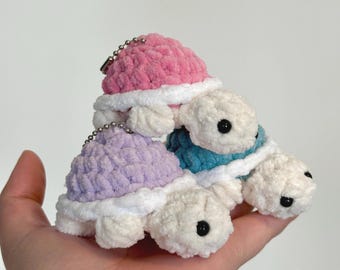 Ockyunoo 4 Pezzi Portachiavi Tartaruga Regalo, Portachiavi Tartaruga, Ciondolo Portachiavi Carino, Portachiavi Portafortuna, Ciondolo Tartaruga, Portachiavi Per Ragazze, per i Portachiavi e Così Via