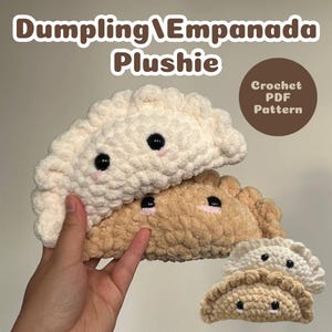 Patroon gehaakte knoedel/empanada knuffel pdf-download, geschikt voor beginners