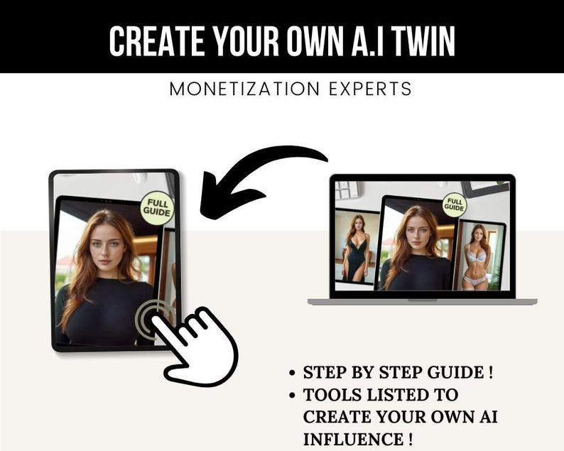 AI Twin Guide | Digital Avatar Tutorial, Monetization (PDF) - Etsy