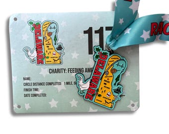 Delaware Virtual Race Medal: Run or Walk 1M, 5K, 10K, 13.1, 26.2