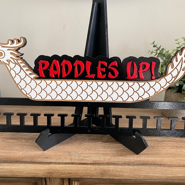 Dragon Boat Paddles Up Medal Holder, Paddles Up, Dragon Boat Festival gifts, Dragon Boat Racing, Rowing Medal Holder, Rowing Gifts