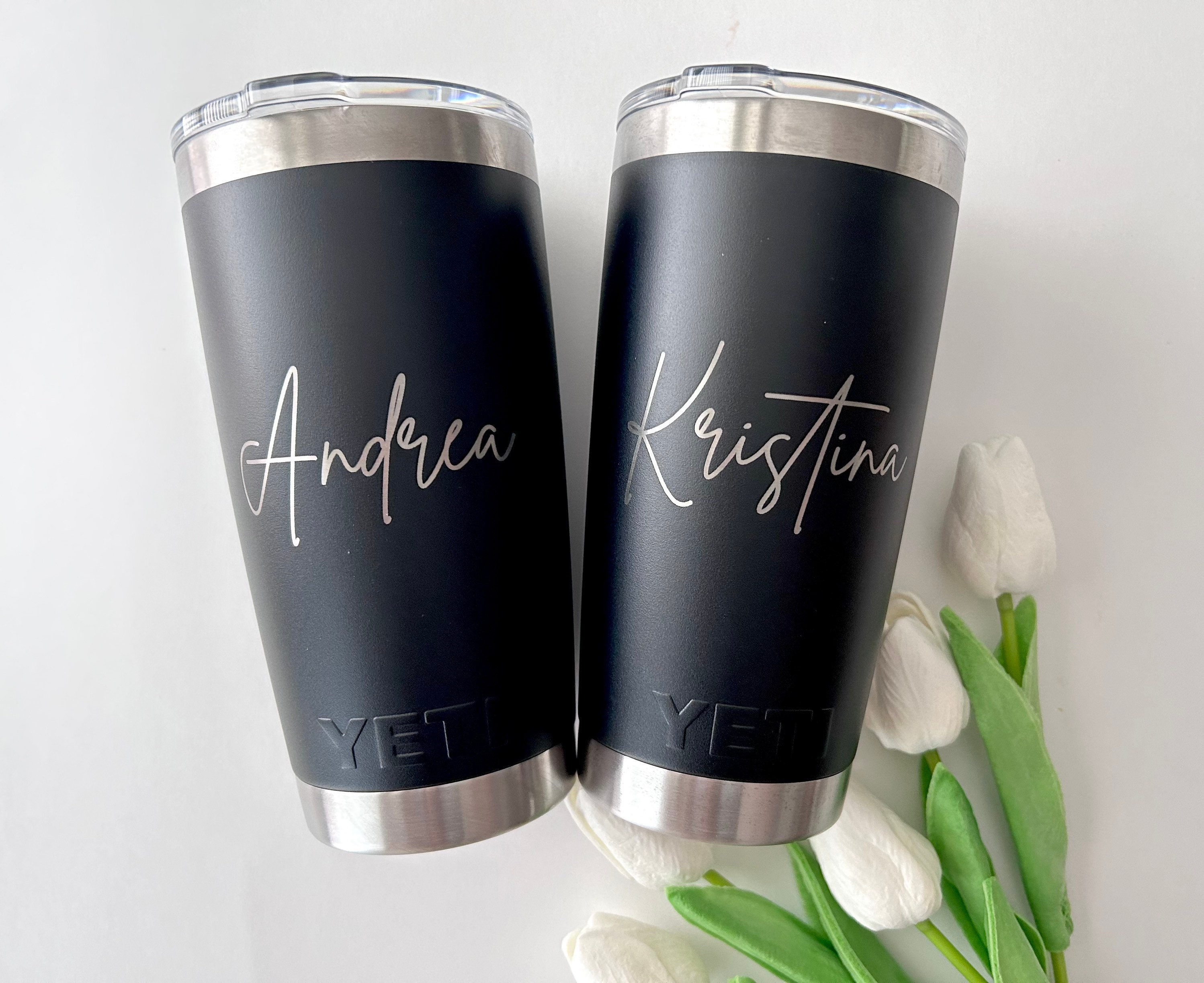 Custom Etched CatZilla Yeti Cups - Love City Excursions