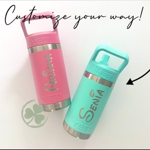 Kids Yeti,Kids cup with name,Kids tumbler, Kids waterbottle,Yeti tumbler,Engraved Yeti,Personalized Yeti,Custom tumbler,Yeti with name,