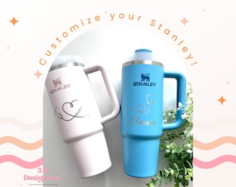 Stanley Quencher H2.0 FlowState Stainless Steel Vacuum Insulated Tumbler  With Lid And Straw For Water, Iced Tea Or Coffee - Stanley Tumbler - Stanley  Tumbler - Stylish Stanley Tumbler - Pink Barbie Citron Dye Tie