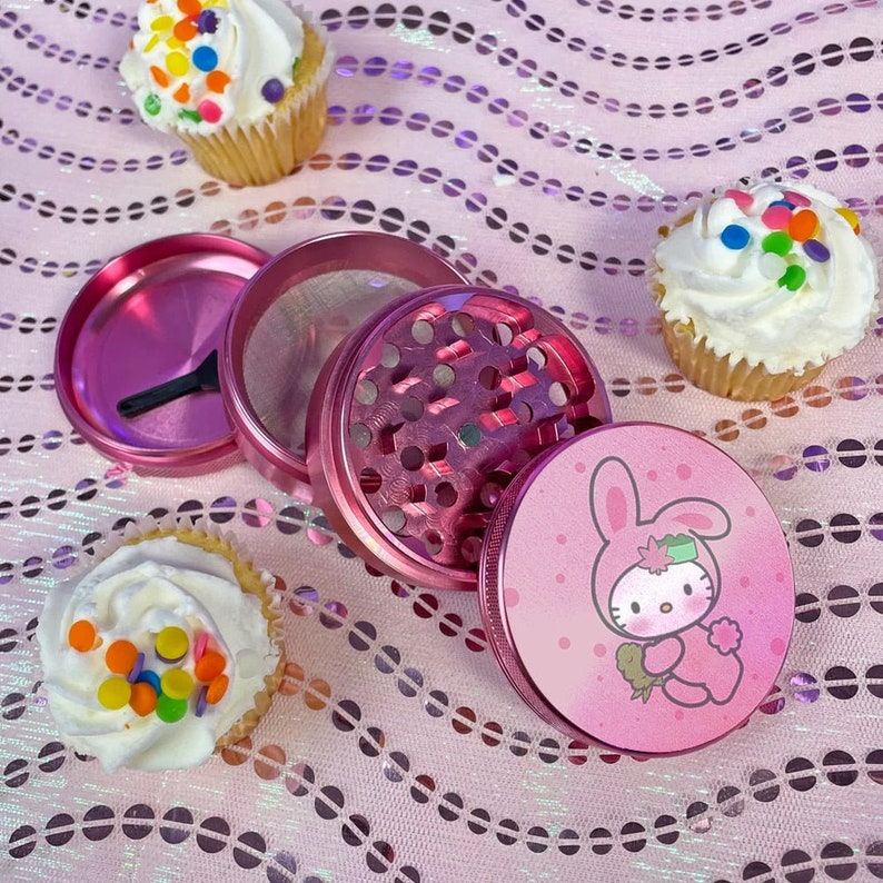 Pink Rabbit Grinder Hello Kitty Grinder 40MM 4layer With Etsy