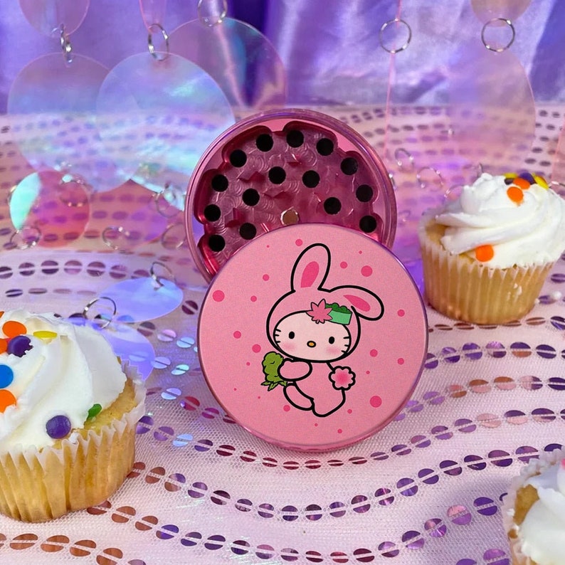 Pink Rabbit Grinder Hello Kitty Grinder 40MM 4layer With Etsy