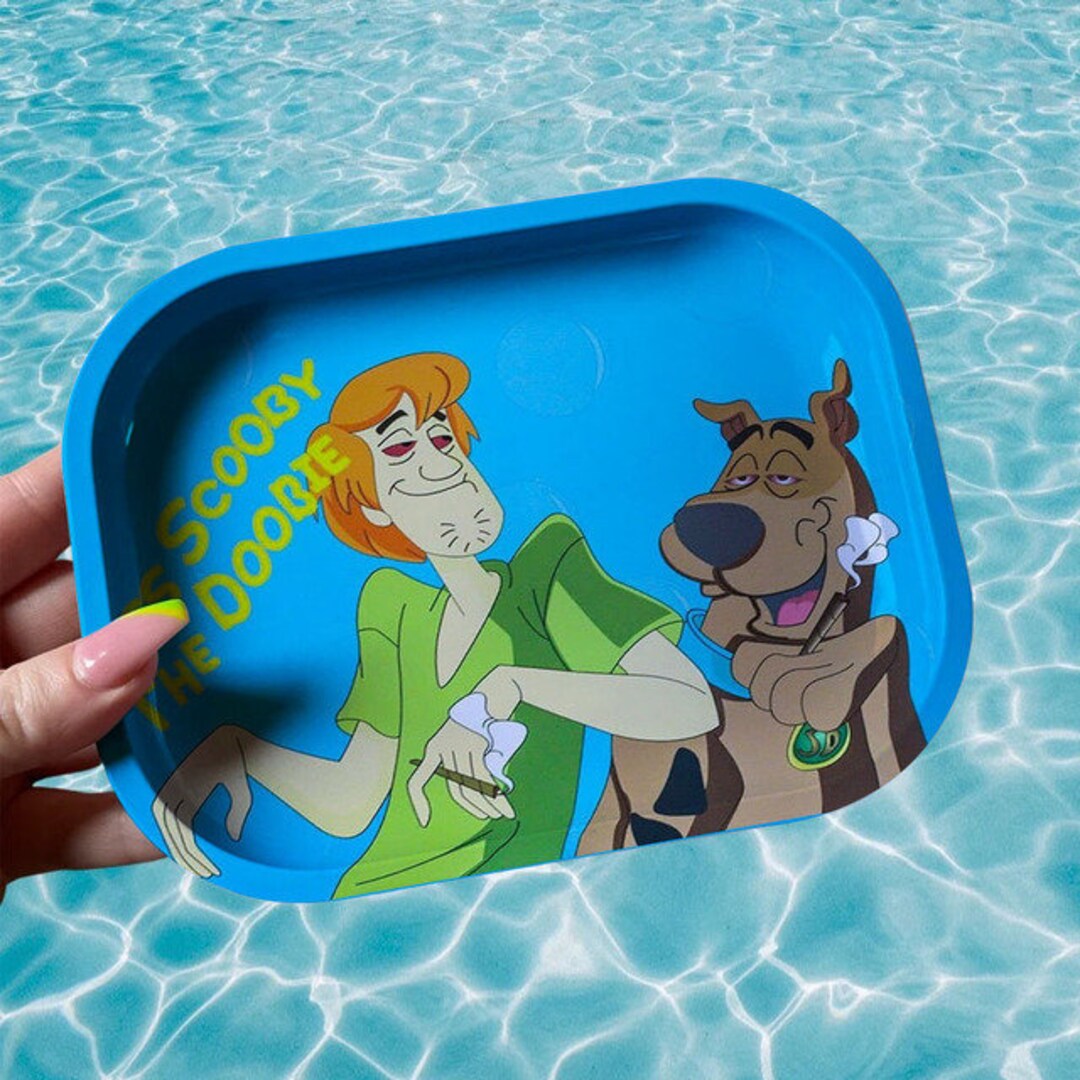 Shaggy and Scooby Doo Rolling Tray 1814CM Tobacco Rolling Etsy