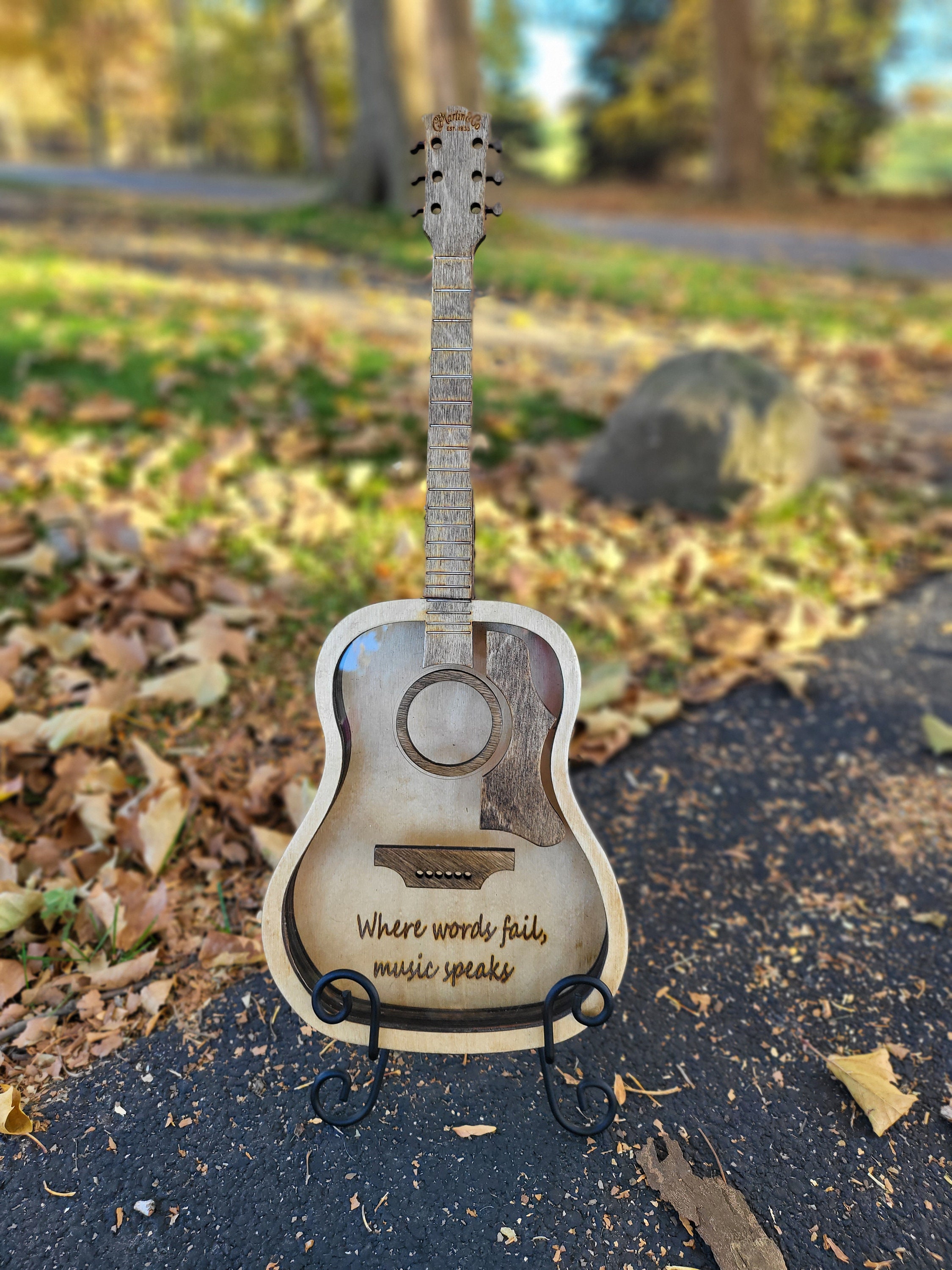 Large Guitar Bank / Piggy Bank/ Coin Bank / Music Lovers Bank / Music Lovers Gift / Room Decor / Musicians Gift