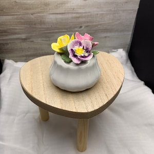 Vintage Sandford Bone China Flowers - Floral Figurine -