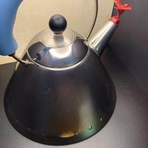 Alessi 9093 Stainless Steel Tea Kettle - Michael Graves Design