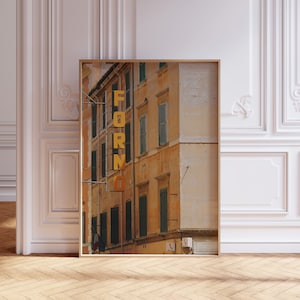 Fotografia di strada a Roma Italia, Fotografia di strada contemporanea, Stampa artistica di paesaggi urbani italiani, Forno Italian Word