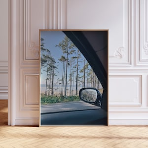 Seabrook Washington Coast Car Window View Digital Print, Coastal Scenic Wall Art, Pacific Northwest Nature, Vacation Rental Decor