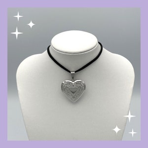 Silver Locket Choker!