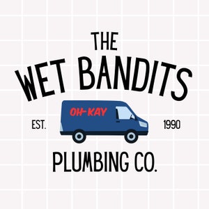 Seul à la maison PNG, The Wet Bandits PNG, Wet Bandits Plumbing Co Png, film de Noël png, Noël Png, fichier png joyeux Noël