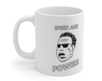 Jeremy Clarkson Speed and Power Mug