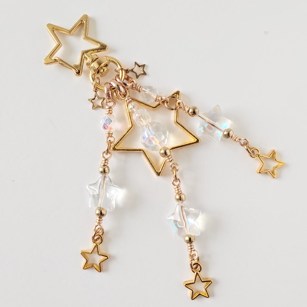 Shooting Star Keychain Star Purse Charm Cute Accessory Backpack Charm ...