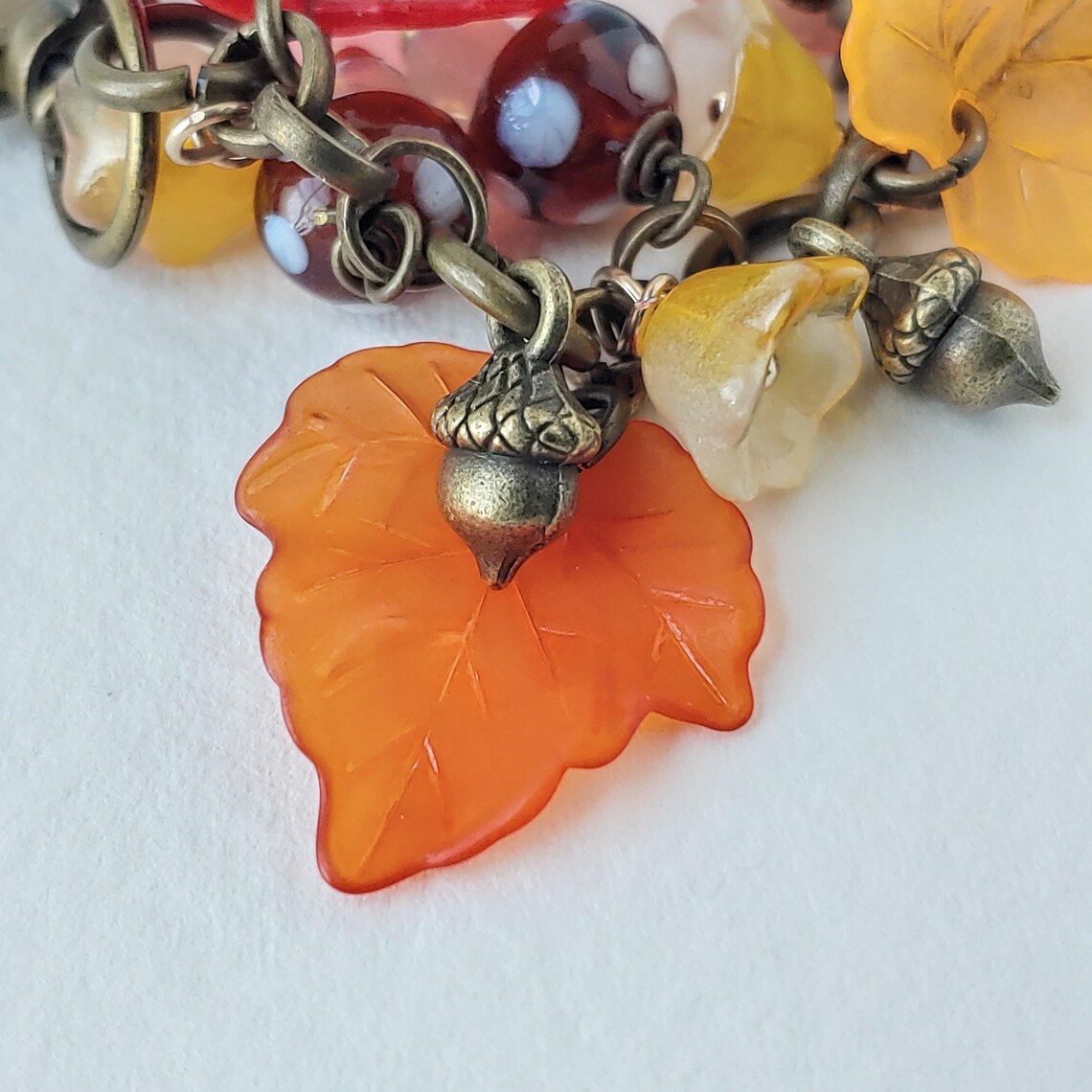 Cozy Fall Cottage Core Keychain | Autumn Leaves | Cute Mushroom | Purse ...