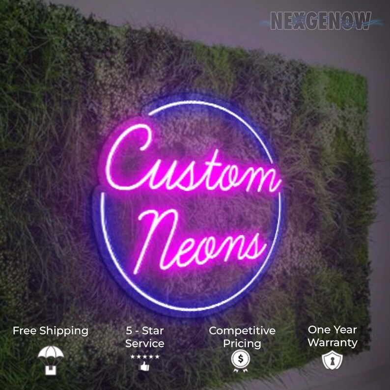 Custom Neon Sign Business Neon Sign Quality Neon Sign Etsy