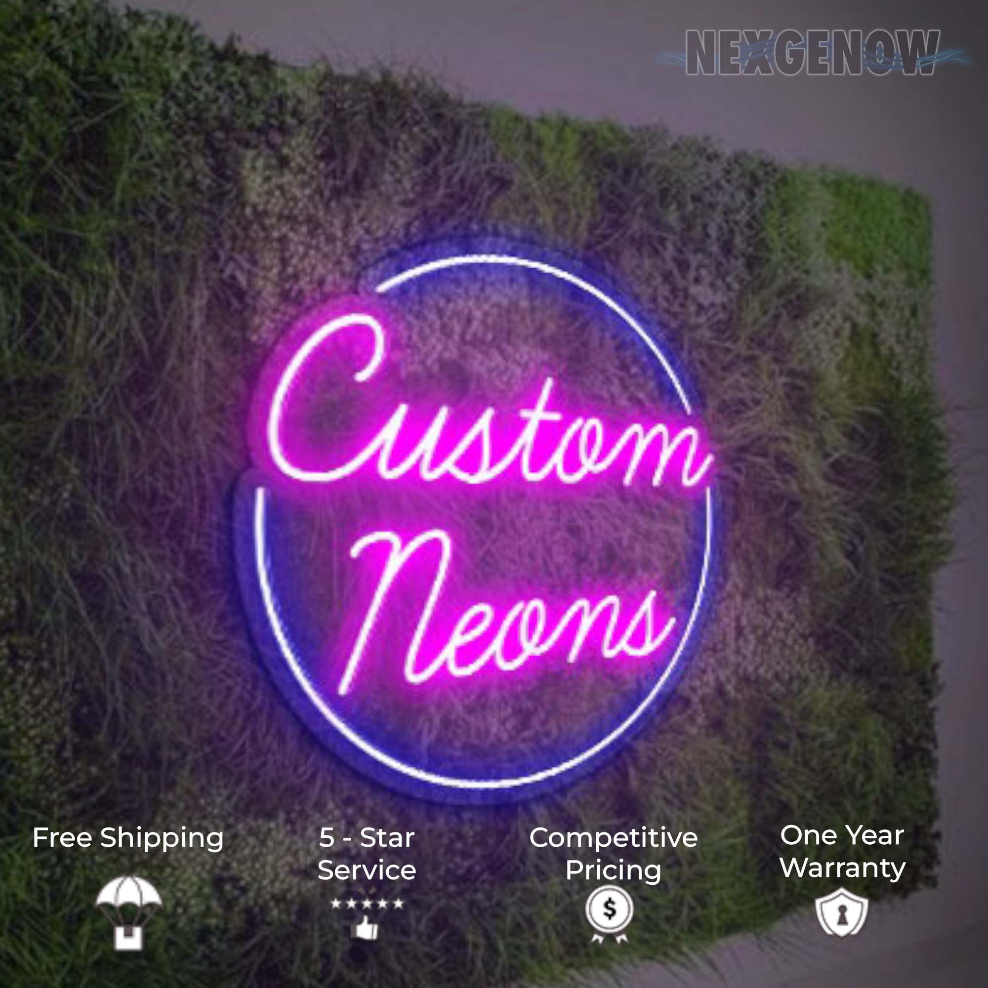 Custom Neon Sign Business Neon Sign Quality Neon Sign Etsy