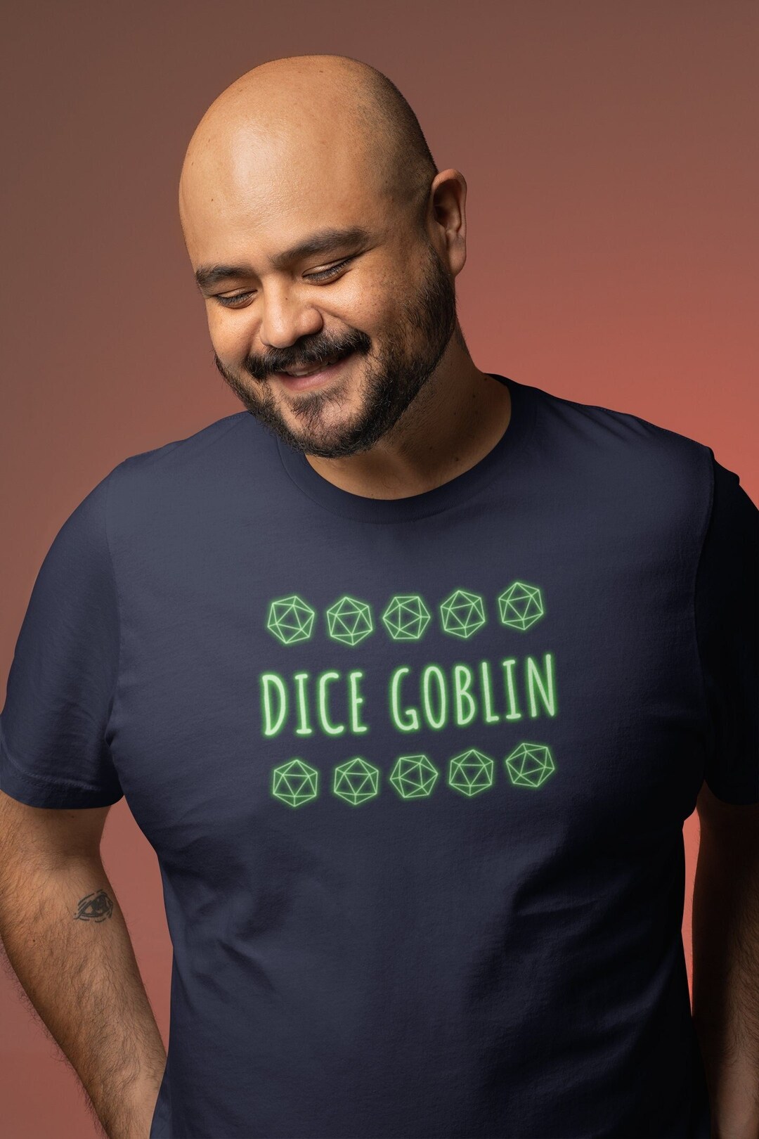 Neon Dice Goblin Dungeons and Dragons D20 Dice Gender Etsy