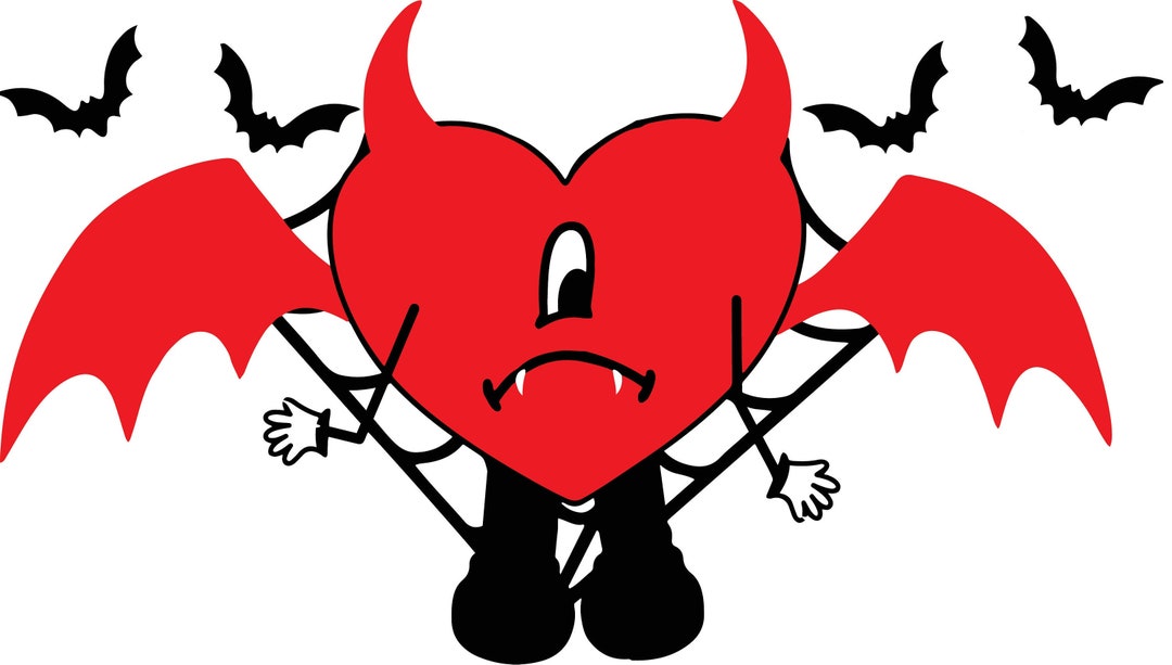 Buy Bad Bunny Devil and Bat SVG/PNG/JPG Instant Download Bad Bunny Un ...