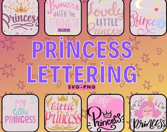 39 Princess Svg, Princess Words Svg, Little Princess Svg,Princess Cut File For Cricut and Silhouette,Baby Princess Svg,Princess Shirt Design