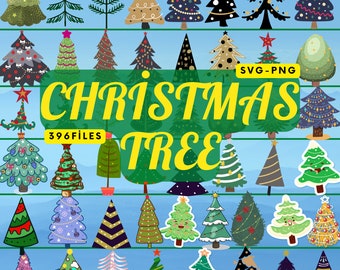 396 CHRISTMAS TREE SVG Bundle, Christmas Svg, Christmas Tree Svg, Christmas Clipart, Christmas Tree Merry Christmas Tree svg, Tree Shirt svg