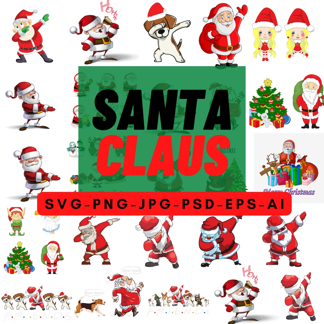 Santa Face Svg, Christmas Svg, Santa Claus Svg, Cute Santa Svg ,santa